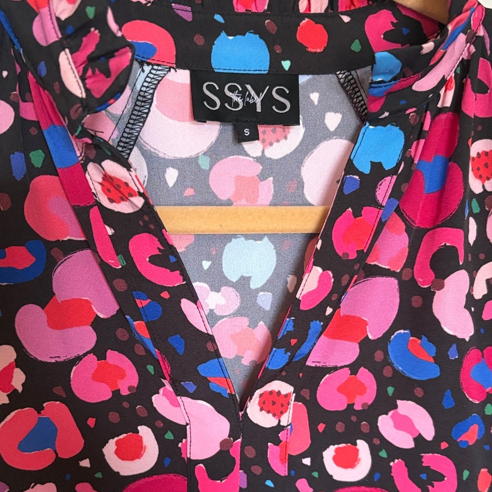Nwot SSYS Colorful Patterned mini Dress - Picture 6 of 6